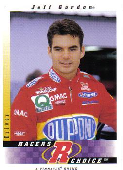1997 Pinnacle Racer's Choice #24 Jeff Gordon Front