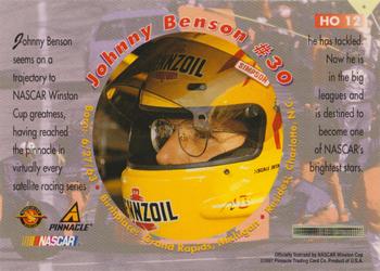 1997 Pinnacle Racer's Choice - High Octane #HO 12 Johnny Benson Back
