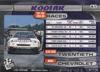 1997 Press Pass #41 Ricky Craven's Car Back