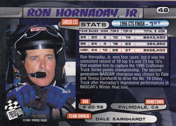 1997 Press Pass #48 Ron Hornaday Back