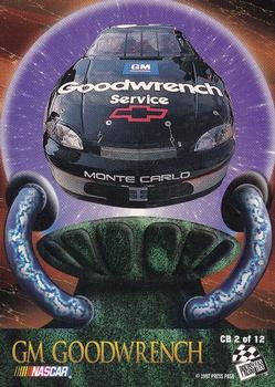 1997 Press Pass Premium - Crystal Ball #CB 2 Dale Earnhardt's Car Back