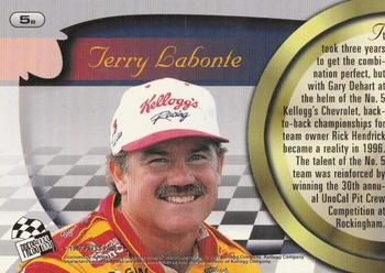 1997 Press Pass - Victory Lane #5B Terry Labonte's Car Back