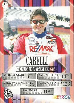1997 Press Pass VIP #39 Rick Carelli Back