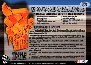 1997 Press Pass VIP #2 Dale Jarrett Back