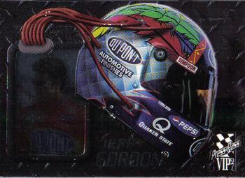 1997 Press Pass VIP - Head Gear #HG 3 Jeff Gordon Front