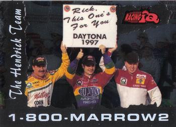 1997 Score Board Racing IQ #50 The Hendrick Team Front