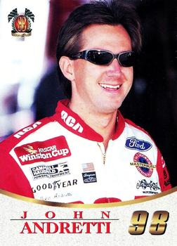 1997 Score Board #72 John Andretti Front