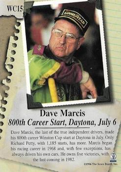 1997 Score Board - '96 Winston Cup Rewind #WC15 Dave Marcis Back