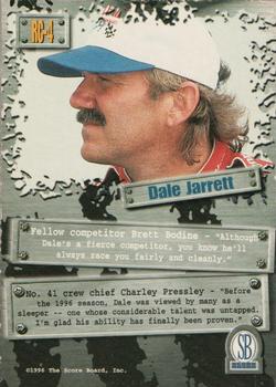 1997 Score Board - Race Chat #RC-4 Dale Jarrett Back