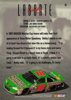 1997 SkyBox NASCAR Profile #15 Bobby Labonte Back