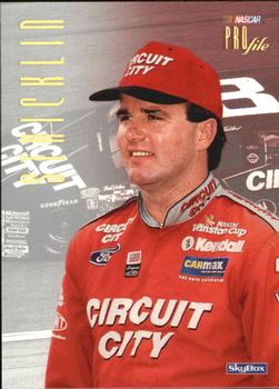1997 SkyBox NASCAR Profile #27 Hut Stricklin Front