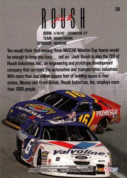1997 SkyBox NASCAR Profile #38 Jack Roush Back
