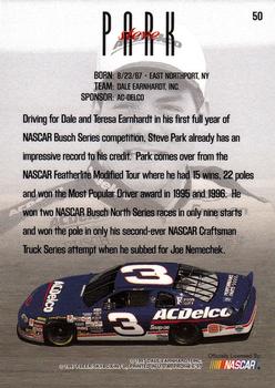 1997 SkyBox NASCAR Profile #50 Steve Park Back