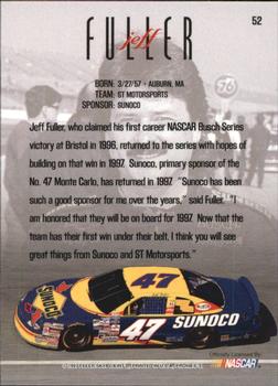 1997 SkyBox NASCAR Profile #52 Jeff Fuller Back