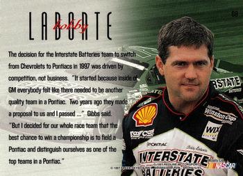 1997 SkyBox NASCAR Profile #68 Bobby Labonte's Car Back
