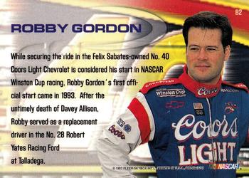 1997 SkyBox NASCAR Profile - Break Out #B2 Robby Gordon Back