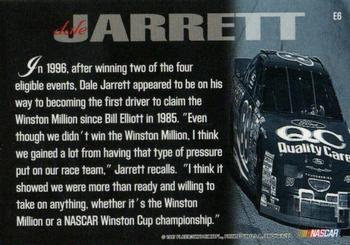 1997 SkyBox NASCAR Profile - Pace Setters #E6 Dale Jarrett Back