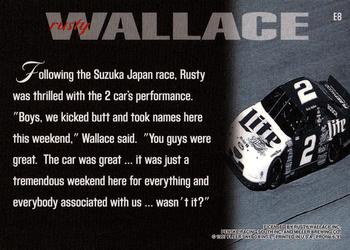 1997 SkyBox NASCAR Profile - Pace Setters #E8 Rusty Wallace Back
