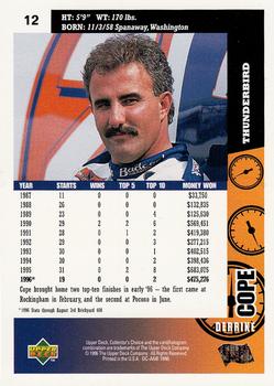 1997 Collector's Choice #12 Derrike Cope Back