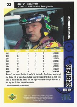 1997 Collector's Choice #23 Jimmy Spencer Back
