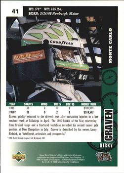 1997 Collector's Choice #41 Ricky Craven Back