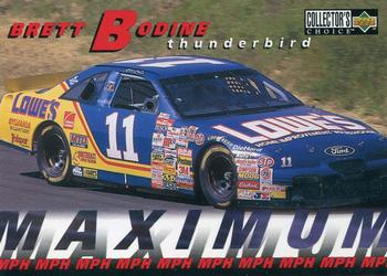 1997 Collector's Choice #61 Brett Bodine's Car Front