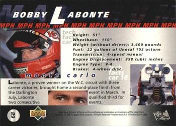 1997 Collector's Choice #68 Bobby Labonte's Car Back