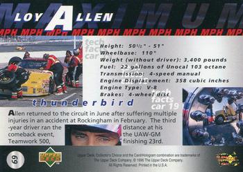 1997 Collector's Choice #69 Loy Allen's Car Back