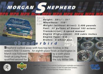 1997 Collector's Choice #70 Morgan Shepherd's Car Back