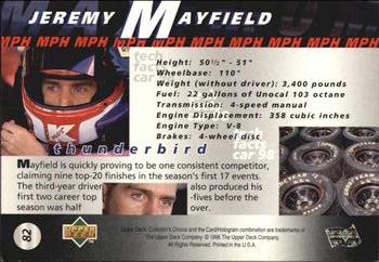 1997 Collector's Choice #82 Jeremy Mayfield's Car Back