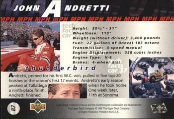 1997 Collector's Choice #87 John Andretti's Car Back