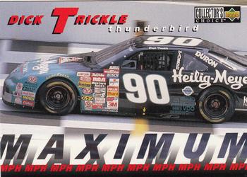 1997 Collector's Choice #90 Dick Trickle's Car Front