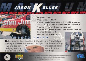 1997 Collector's Choice #96 Jason Keller's Car Back