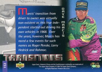 1997 Collector's Choice #153 Dave Marcis Back