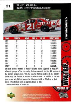 1997 Collector's Choice #21 Michael Waltrip Back
