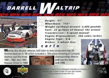 1997 Collector's Choice #67 Darrell Waltrip's Car Back