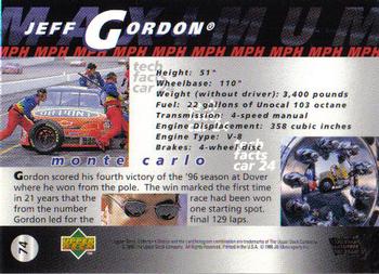 1997 Collector's Choice #74 Jeff Gordon's Car Back