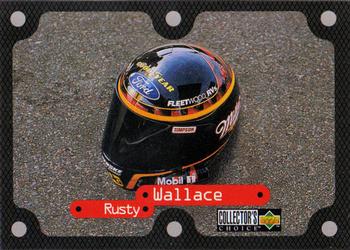 1997 Collector's Choice - Speedecals #S4 Rusty Wallace's Helmet Front