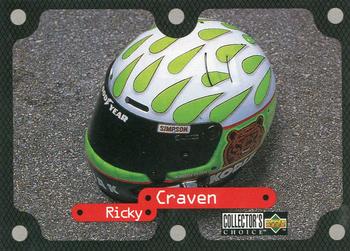 1997 Collector's Choice - Speedecals #S16 Ricky Craven's Helmet Front
