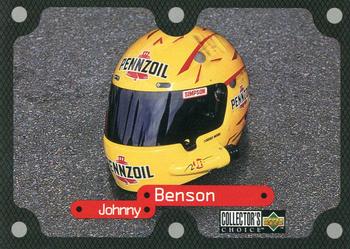 1997 Collector's Choice - Speedecals #S24 Johnny Benson's Helmet Front