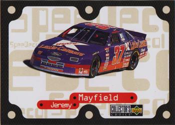 1997 Collector's Choice - Speedecals #S40 Jeremy Mayfield's Car Front