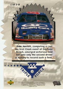 1997 Collector's Choice - Triple Force #1-A Dale Jarrett Back
