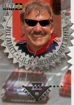 1997 Collector's Choice - Triple Force #1-A Dale Jarrett Front