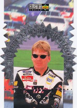 1997 Collector's Choice - Triple Force #2-B Jeff Burton Front