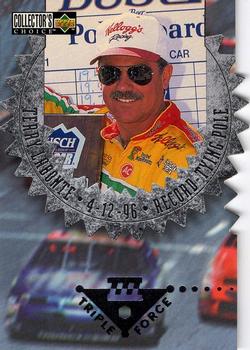 1997 Collector's Choice - Triple Force #1-D Terry Labonte Front