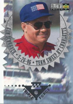 1997 Collector's Choice - Triple Force #3-F Ken Schrader Front