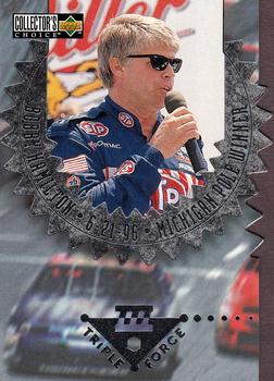 1997 Collector's Choice - Triple Force #1-H Bobby Hamilton Front