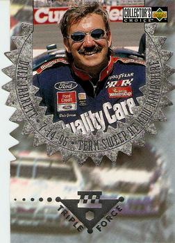 1997 Collector's Choice - Triple Force #3-I Dale Jarrett Front