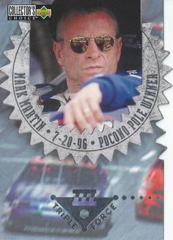 1997 Collector's Choice - Triple Force #1-J Mark Martin Front