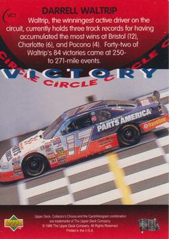1997 Collector's Choice - Victory Circle #VC1 Darrell Waltrip Back